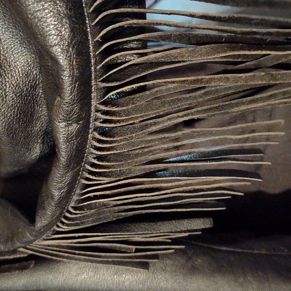 Genuine leather biker jacket - Picture 4 of 7